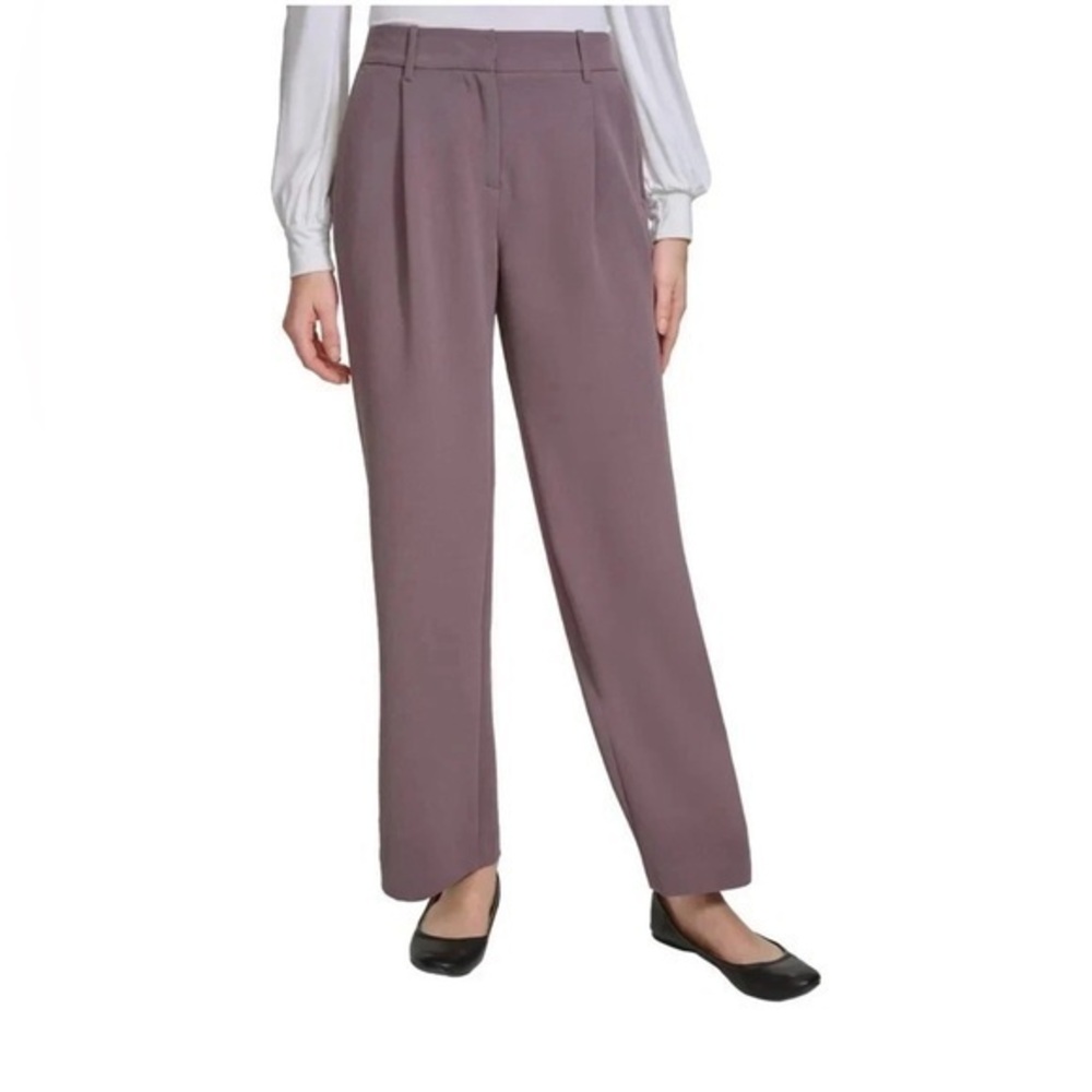 DKNY Women's Wide Leg Pant Brown Size 10 NWT